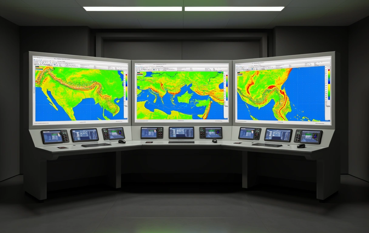 Centro de monitoreo de datos en La Paz